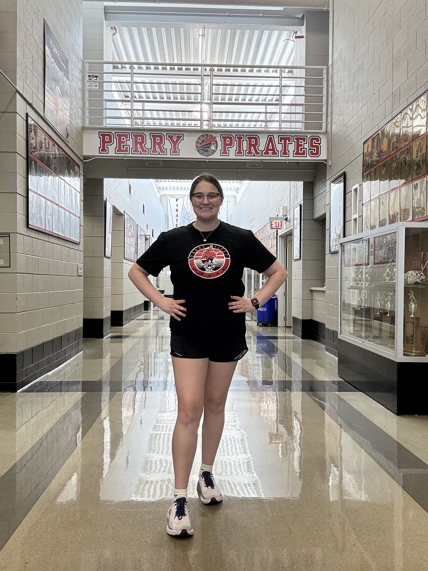 Molly interning at Perry Schools