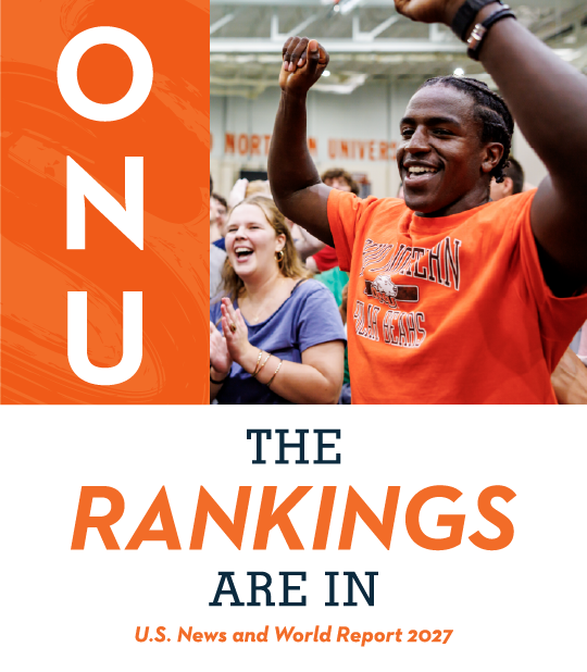 ONU graphic reading "THE RANKINGS ARE IN"