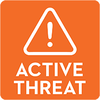 web icon representing active threat
