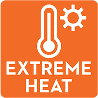 web icon representing extreme heat