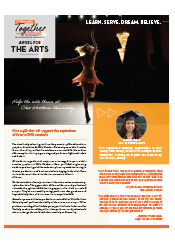 Screenshot of Angel for the Arts Sell Sheet