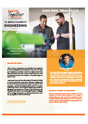 Screenshot of College of Engineering Sell Sheet
