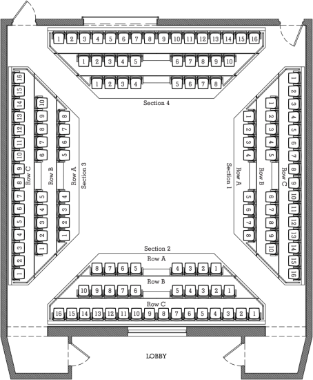 Lacomedia Seating Chart