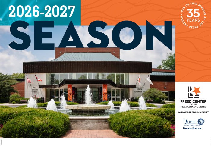 Freed Center Season graphic