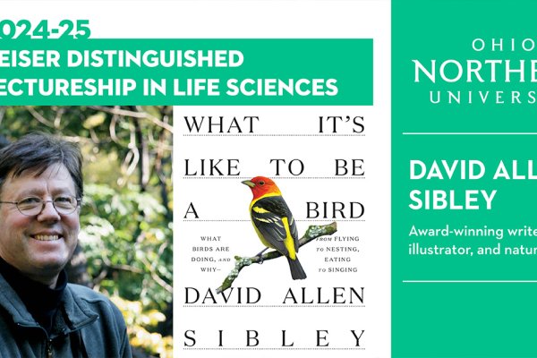 News Article Image - ONU to host award-winning nature author and illustrator David Allen Sibley