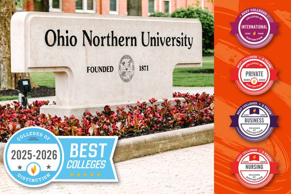 News Article Image - ONU named a 2025-26 College of Distinction