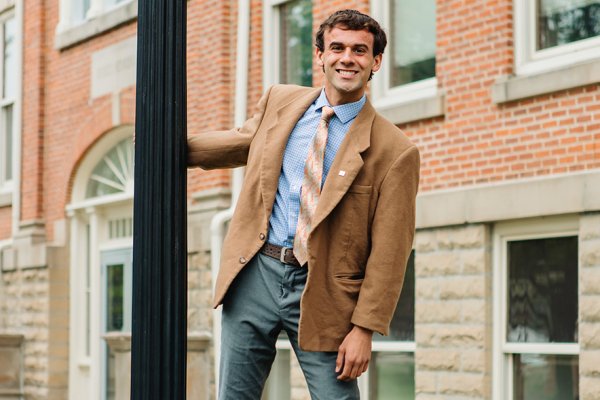 News Article Image - Future teacher and motivator models himself after mentors