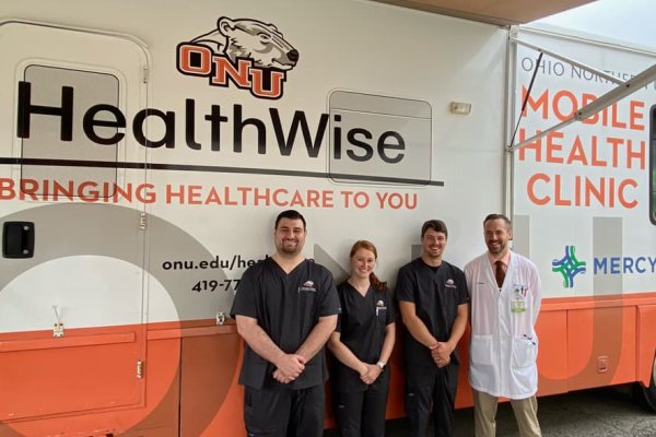 News Article Image - Ohio Northern University and Mercy Health – St. Rita’s Medical Center increasing community service offerings with HealthWise Mobile Clinic partnership