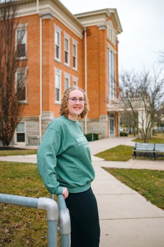 Photo of Rachel on campus