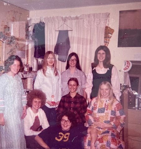 Photo of old time friends back many years