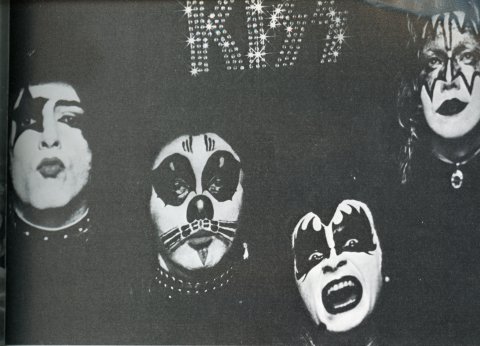 Historical photo of KISS band shirt