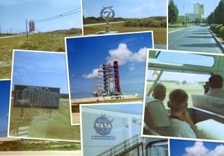 Photo collage of Apollo 11
