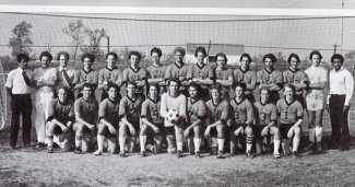 Historical photo from 1974 mens ONU soccer team