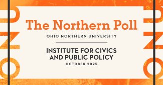ONU graphic saying Northern Poll - Institue for Civics and Public Policy.  October 2025