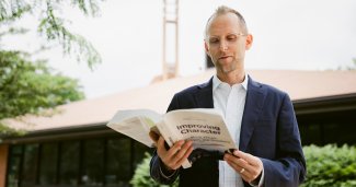 Robert Hartman reading his new book, “Improving Character: Moral Virtues, Strategies, and Questions”