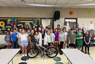 Photo of learning about STEM through a bike