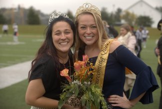Ohio Northern University's 2018 Homecoming Queen and runner up.