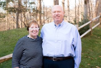 Ohio Northern University graduates and givers Rhonda and Scott Miller.