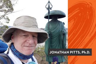 Ohio Northern University English Professor Jonathan Pitts, Ph.D., in Japan.