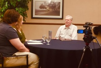 Ohio Northern University Students interview a former Ohio National Guard member about the Kent State shootings.