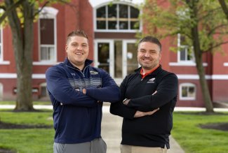 David Rush, left, and brother Michael Rush, right.