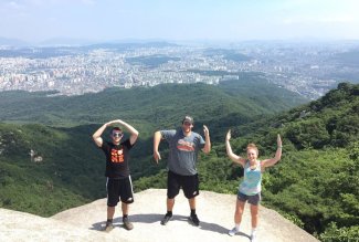 Ohio Northern University students near Seoul, South Korea.