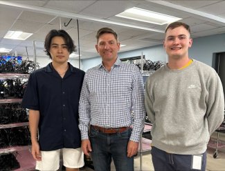 Kento Akazawa, Robert Lydic and Zach Krempasky