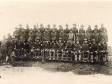 group photo of military