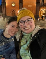 Photo of Alexis Johnson and Hayley Solomon: Study Abroad