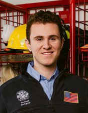 Photo of Michael Ticchione: volunteer firefighter