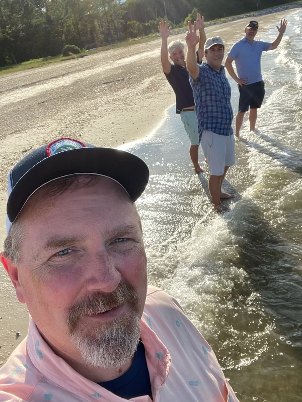 Enjoying the Chesapeake Bay with “lost brother” #1.